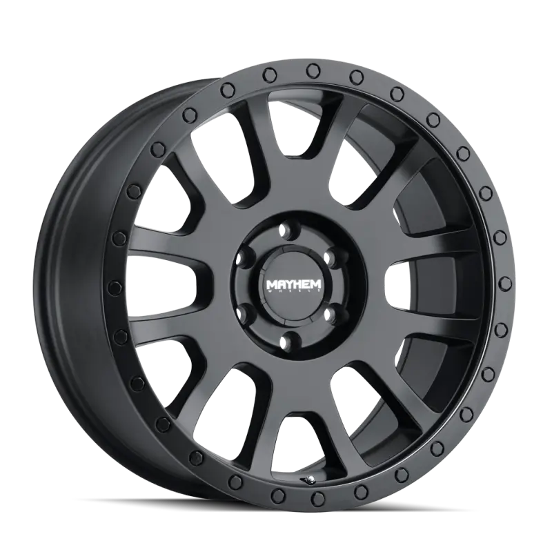 Mayhem 8302 Scout 20X9 / 6X135 Bp / 0Mm Offset / 87.1Mm Hub Matte Black Wheel 1