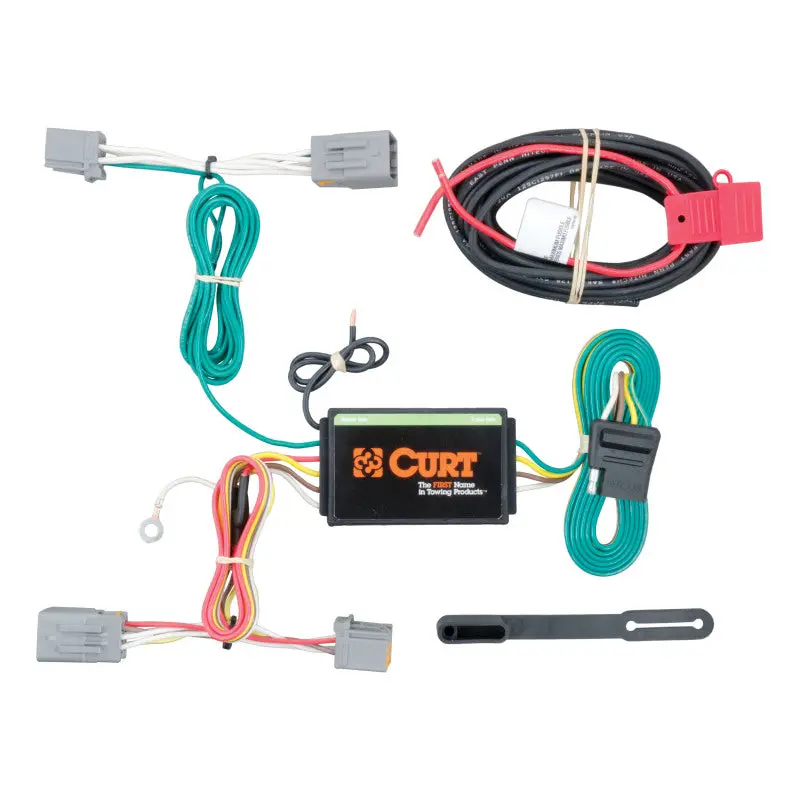 Curt Custom 4-Way Flat Trailer Wiring Harness For 2011–2019 Volvo S60 1