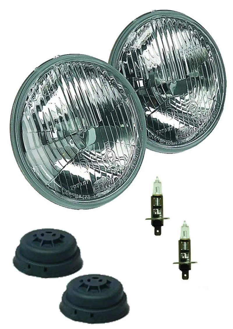 Hella H1 High Beam Headlamp Kit – 135Mm, 12V, 55W Twin Pack 1