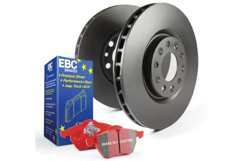 Stage 12 High-Performance Brake Kit: Redstuff Pads & Rk Drilled Rotors 1