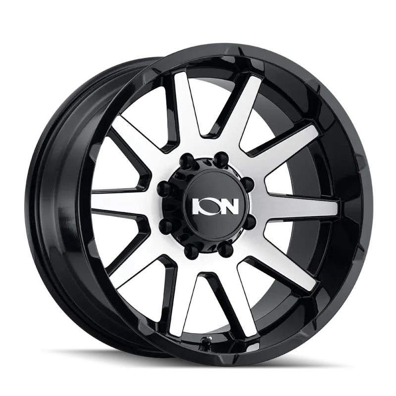 Ion Type 143 Forged Wheel – 20X9", 8X165.1 Bolt Pattern, Zero Offset, 125.2Mm Hub Bore, Black/Machined Face 1