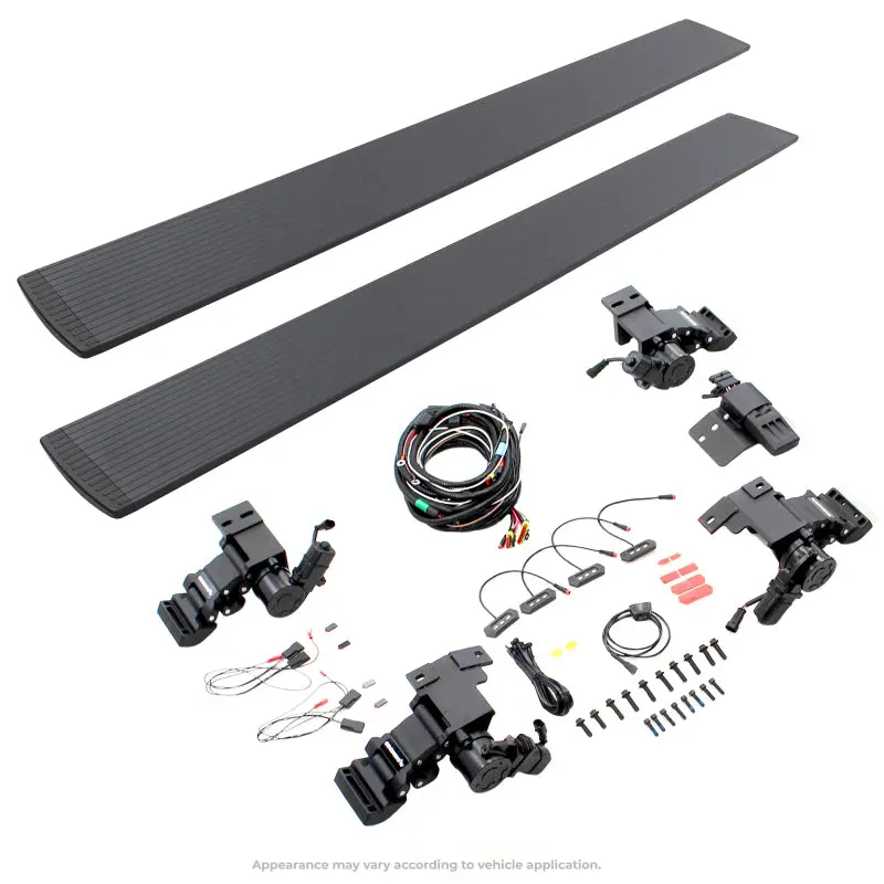 Go Rhino E-Board E1 Electric Running Boards For 2021–2023 Ford Bronco 2-Door – No-Drill Installation, Texas Black 1