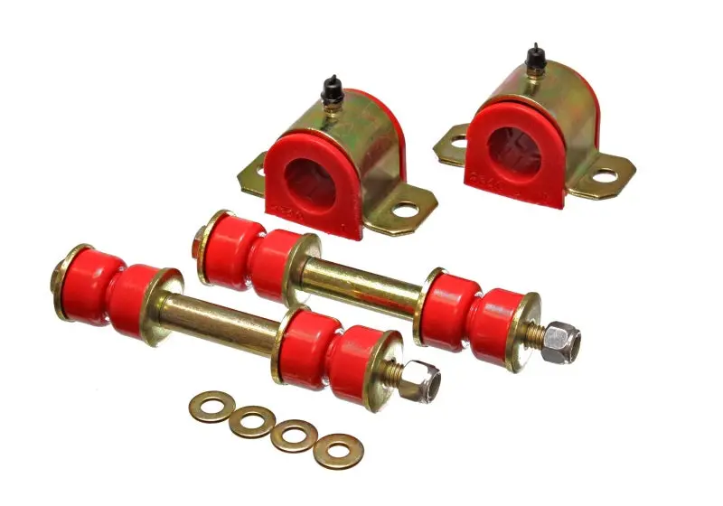 Energy Suspension 95-00 Toyota Pickup 2Wd (Exc T-100/Tundra) Red 25Mm Front Sway Bar Bushing Set 1