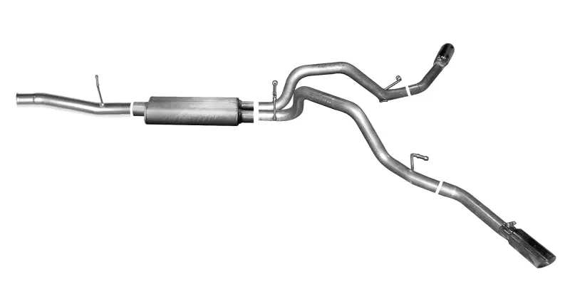 Gibson Dual Cat-Back Exhaust System For 2014–2019 Cadillac Escalade Esv 6.2L – 3.5"/2.25", Stainless Steel 1