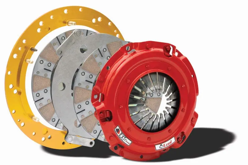 Mcleod Rxt Twin-Disc Clutch Kit For Chevy Lsa Engines – 1-1/8" X 26 Spline, Sprung Hub, 6-Bolt Modular Flywheel 1