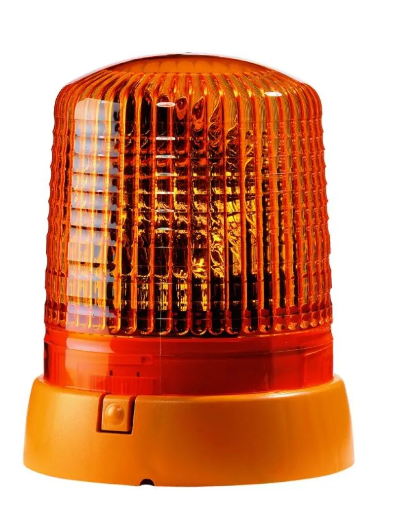 Hella Kl 7000 Series 24V Amber Rotating Beacon Light – Fixed-Mount Warning Signal 1