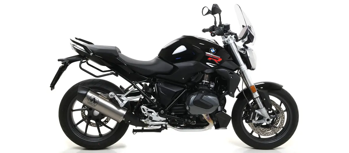 Arrow Maxi Race-Tech Slip-On Silencers For 2019–2024 Bmw R1250R And R1250Rs 1