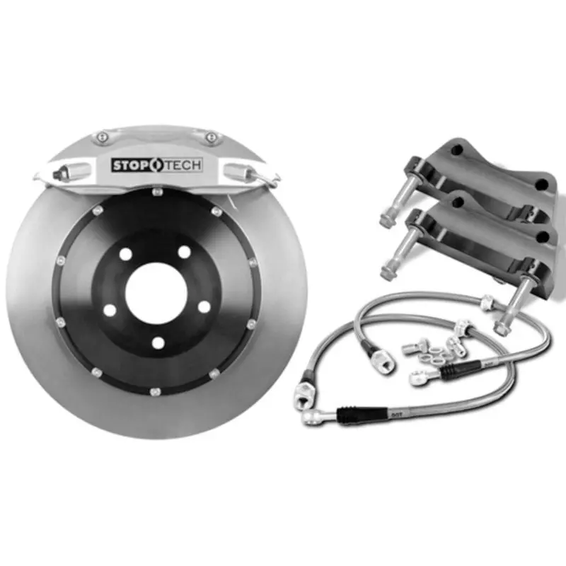 Stoptech St-40 Big Brake Kit For Subaru Brz – Front: Red Calipers, 328×28Mm Slotted Rotors 1