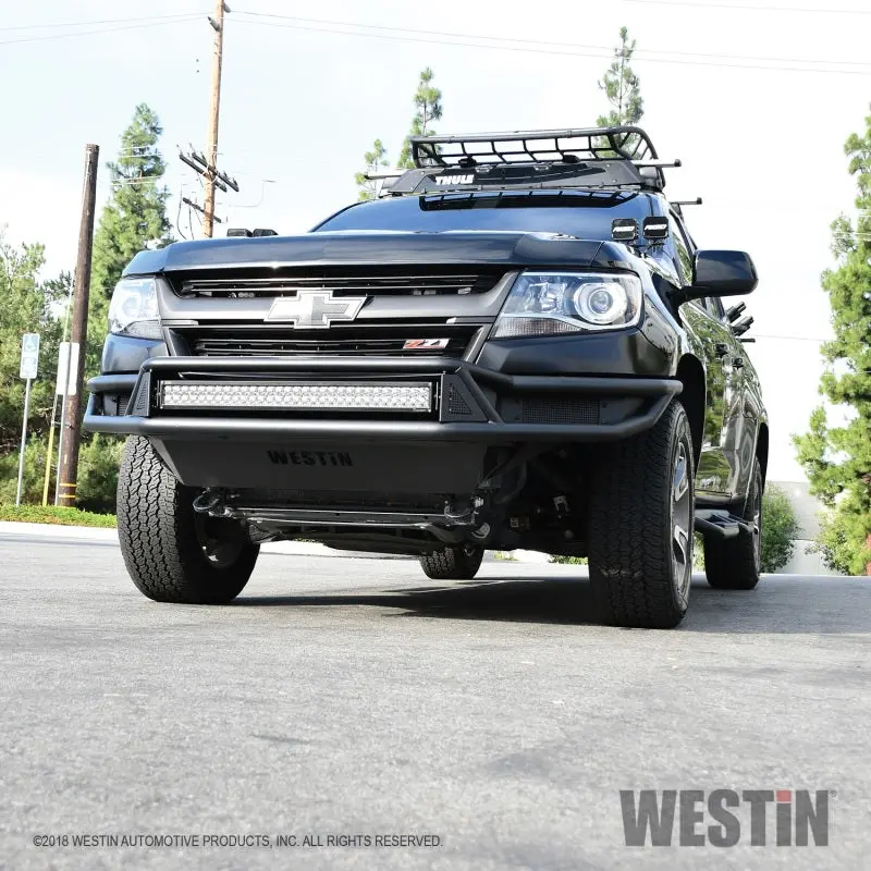 Westin Outlaw Front Bumper For 2015–2020 Chevrolet Colorado – Textured Black Finish 2