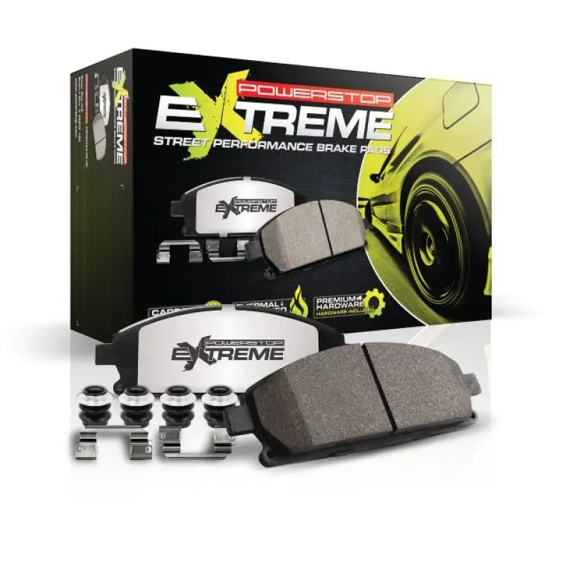 Power Stop Z26 Front Brake Pads With Hardware For 2018–2019 Jeep Grand Cherokee 1
