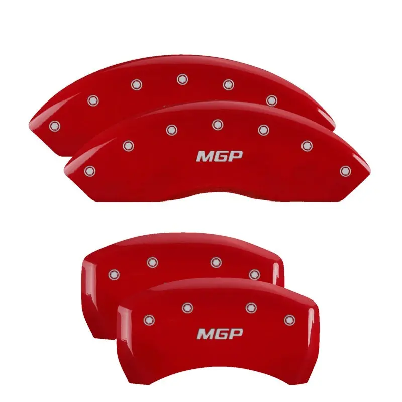 Mgp Engraved Front And Rear Caliper Covers – Red Finish With Silver Characters For 2019 Acura Rdx 1