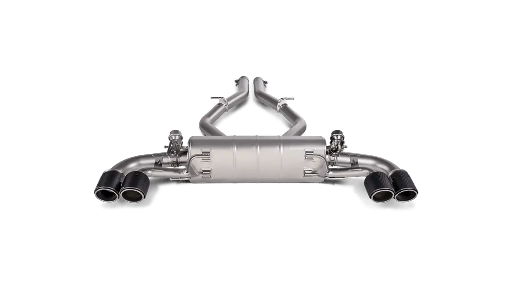 Akrapovič Slip-On Exhaust With Titanium/Carbon Fiber Tips For 2018–2020 Alfa Romeo Giulia Quadrifoglio 1
