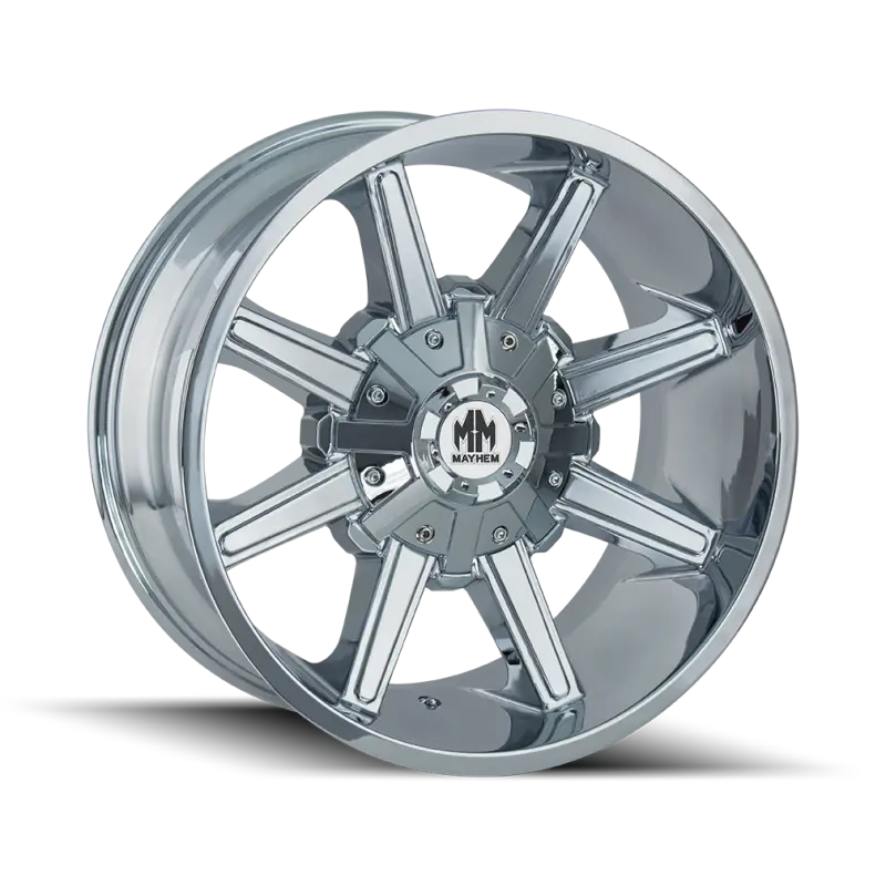 Mayhem Arsenal Chrome Wheel – 20X9", 6X120 Pcd, +18Mm Offset, 78.1Mm Hub Bore 1