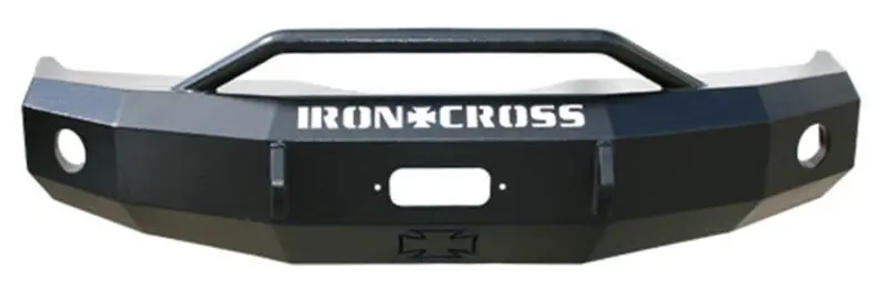 Iron Cross Heavy-Duty Push Bar Front Bumper For 2003–2006 Chevrolet Silverado 2500/3500 – Primer Finish 1