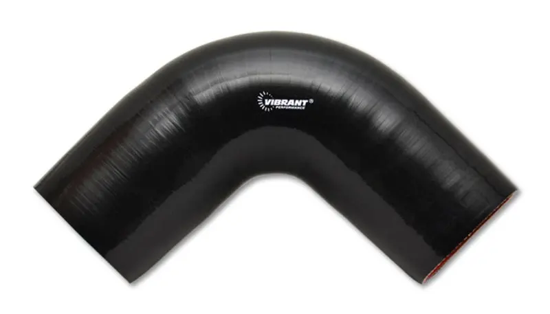 Vibrant 4-Ply Reinforced Black Silicone 90° Elbow Connector – 1.5" Inner Diameter 1