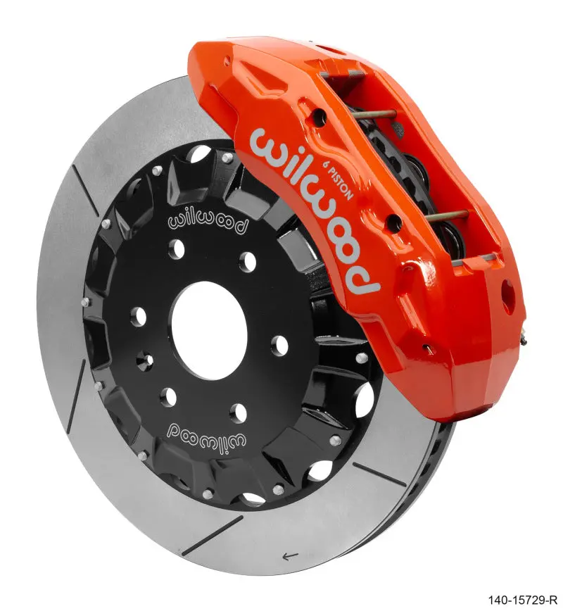 Wilwood Tx6R Big Brake Front Kit For 2019+ Cadillac / Chevrolet / Gmc Trucks – 16-Inch Rotors, Red Calipers, Includes Brake Lines 1