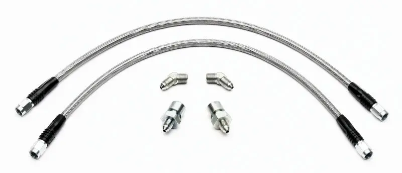 Wilwood Flexline Brake Hose Kit For 1994–2003 Mustang With Sl6 Front Calipers 1