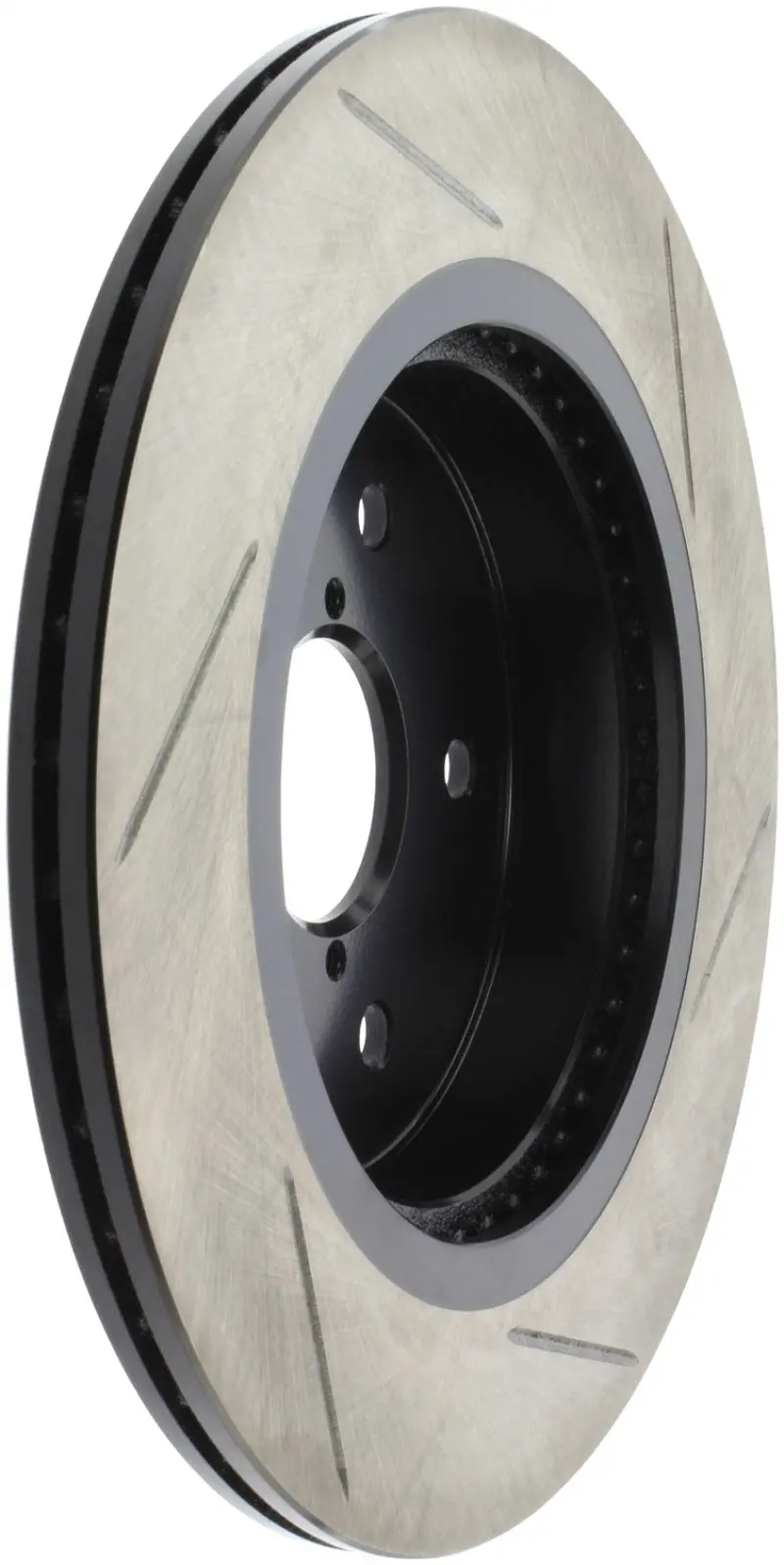 Stoptech Slotted Rear Right Brake Rotor For 2016–2017 Subaru Wrx With Eyesight Driver Assist 1