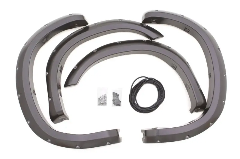 Lund Elite Series Rivet-Style Textured Fender Flares For 2007–2013 Toyota Tundra – Black, 4-Piece Set 1