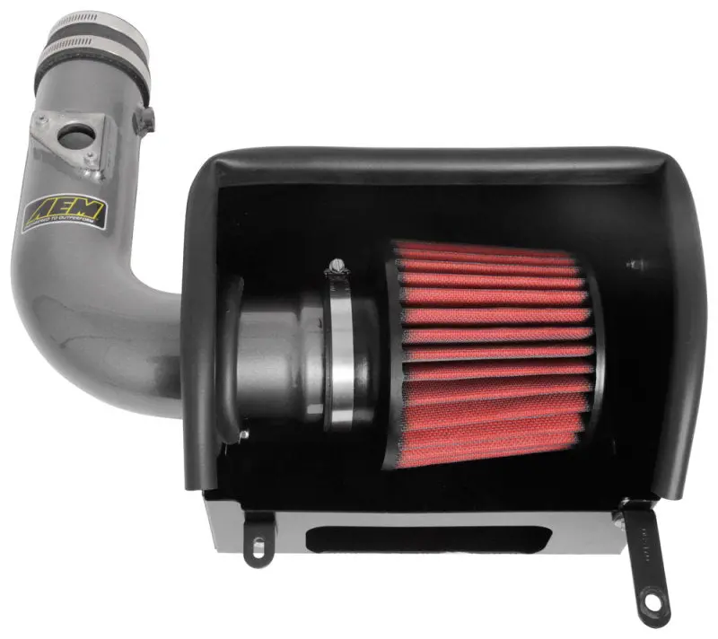 Aem Polished Cold Air Intake System For 2013–2018 Subaru Brz 2.0L H4 Engine 1