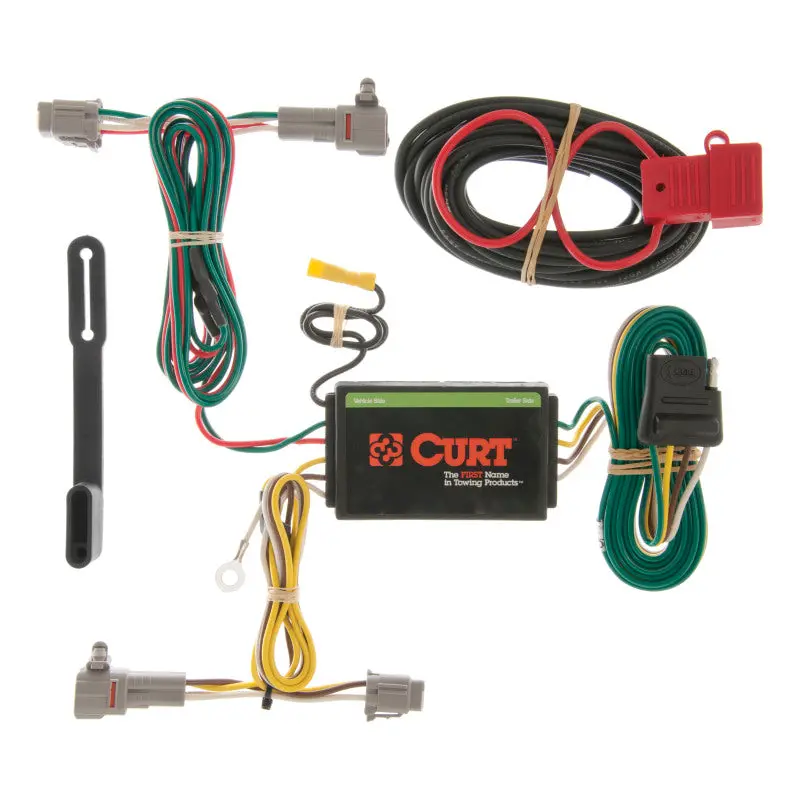 Curt Custom Wiring Harness For 2008–2012 Subaru Impreza – 4-Way Flat Trailer Connector Output 1