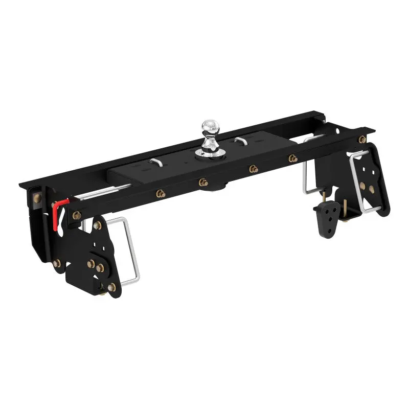 Curt Double-Lock Gooseneck Hitch Kit With Installation Brackets For 2003–2010 Dodge Ram 3500 1